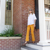 Bell Pant Twill - Saffron Cassis