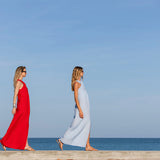 Camille Dress Linen - Chambray