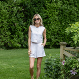 Blair Top Linen - Shell Pink