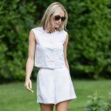 Blair Top Linen - Shell Pink