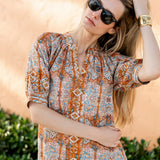 Cordelia Coatue Printed - Mocha Motif