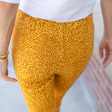Bell Pant Twill - Saffron Cassis