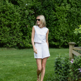 Blair Top Linen - Shell Pink