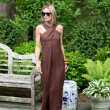 Camille Dress Linen - Coco