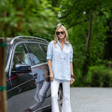 Halsey Linen Shirt - Gracie Blue