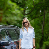 Halsey Linen Shirt - Gracie Blue