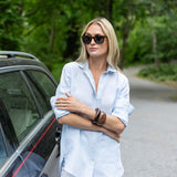 Halsey Linen Shirt - Gracie Blue