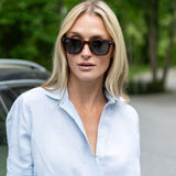 Halsey Linen Shirt - Gracie Blue