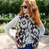 Montauk Vest - Egret Patchwork