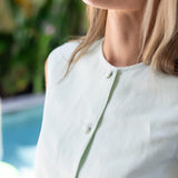Blair Top Linen - Pistachio