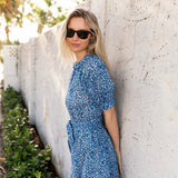 Cordelia Coatue Printed - Mykonos Blue Batik