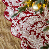 Scarlet Vine Tree Skirt
