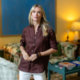 Halsey Linen Shirt - Coco