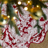 Scarlet Vine Tree Skirt