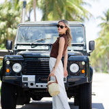 Obe Pant Linen - Blanc