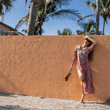 Chloe Caftan Printed - Celeste Paisley