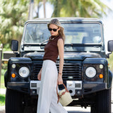 Obe Pant Linen - Blanc