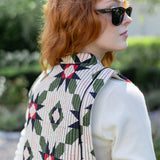 Montauk Vest - Egret Patchwork