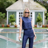 Jackie Pant - Peacoat