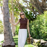Obe Pant Linen - Blanc