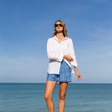 Montauk Short - Mykonos Blue Batik