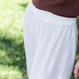 Obe Pant Linen - Blanc