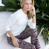 Bell Pant Twill - Coco Palazzo Paisley