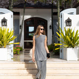 Metallic Pant - Silver