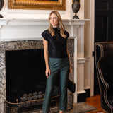 Tramell Top Dupioni - Noir