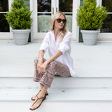 Bell Pant Twill - Coco Marbella