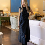 Park Avenue Skirt Dupioni - Noir