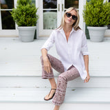 Bell Pant Twill - Coco Marbella