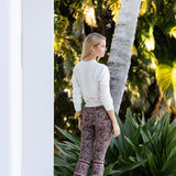 Bell Pant Twill - Coco Palazzo Paisley