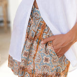 Montauk Short - Mocha Motif