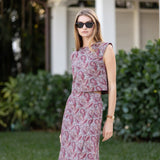 Park Avenue Skirt - Coco Palazzo Paisley