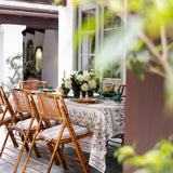 Ecru Fleur Tablecloth