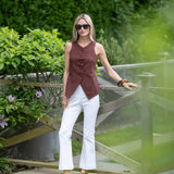 Tess Vest Cotton Slub - Coco
