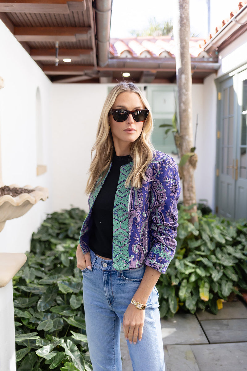 Diana Jacket - Palm Beach Paisley