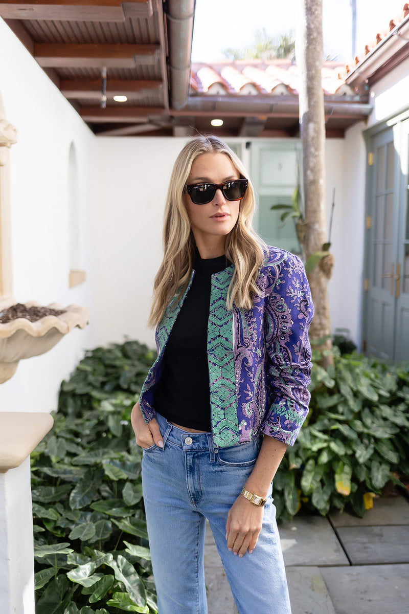 Diana Jacket - Palm Beach Paisley