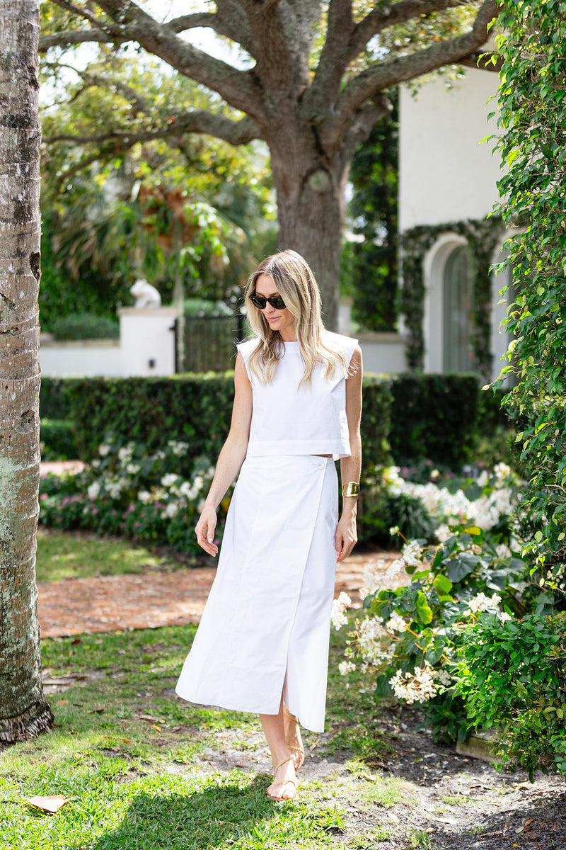 Park Avenue Skirt - Blanc