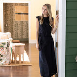 Park Avenue Skirt Dupioni - Noir