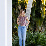 Slim Shell Poplin - Coco Palazzo Paisley