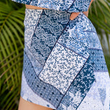 Gidget Skirt - Ciel Zephyr Stripe