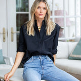 The Carolyn Shirt - Coal
