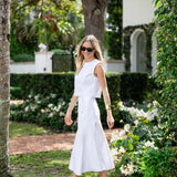 Slim Shell Top Poplin - Blanc