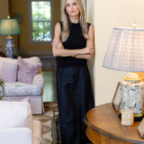 Park Avenue Skirt Dupioni - Noir