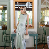 Cartagena Wrap Skirt - Icy Mint