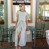 Cartagena Wrap Skirt - Icy Mint