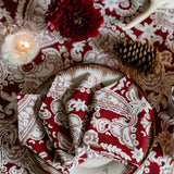 Scarlet Vine Dinner Napkin