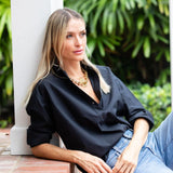 The Carolyn Shirt - Coal